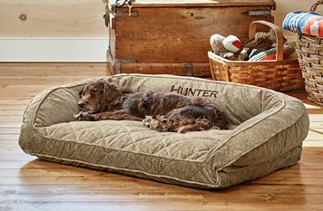 Легло за кучета Orvis ComfortFill-Eco™ Bolster