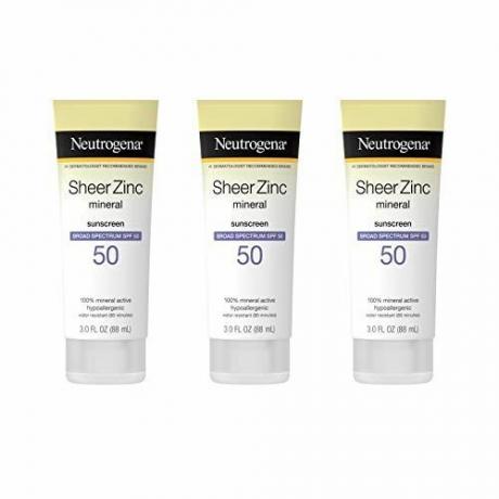 Минерален слънцезащитен лосион Sheer Zinc Oxide Dry-Touch, широк спектър SPF 50 