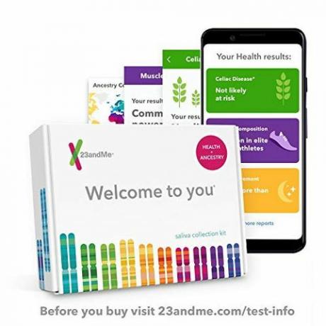 23andMe ДНК тест - Health + Ancestry Personal Genetic Service - включва 125+ доклада за здравето, здравето, произхода и други