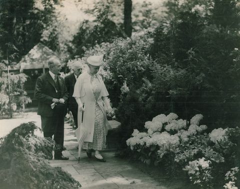 Кралица Мери - 3 на експонат Хилиер през 1930-те години