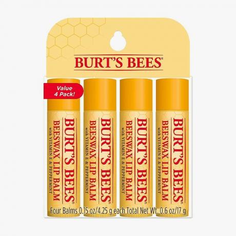 4 опаковки балсам за устни с пчелен восък