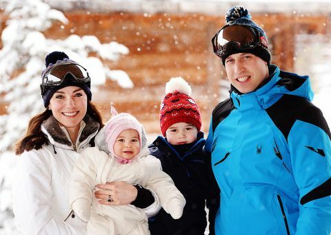 херцогът и херцогинята на Кеймбридж се наслаждават на ски ваканция