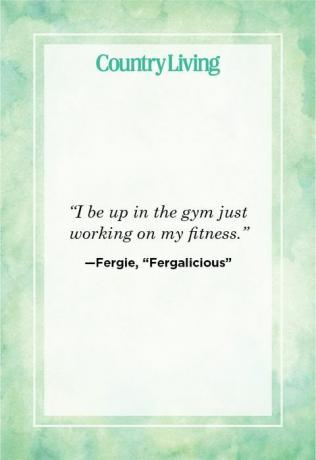 фитнес цитат fergie