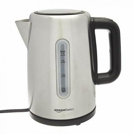 Електрически чайник от неръждаема стомана AmazonBasics