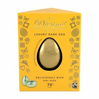 Божествен лукс 70% черен шоколад великденско яйце 
