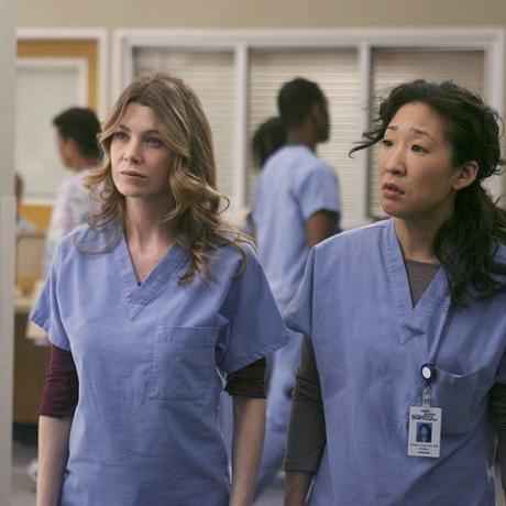 abc 'greys anatomy' meredith cristina ellen pompeo sandra oh