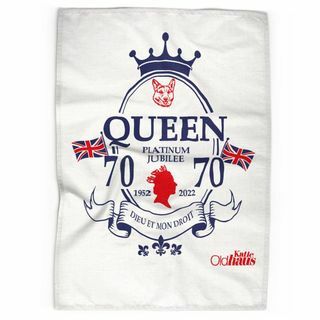 Юбилейна платинена кърпа за чай на Queen
