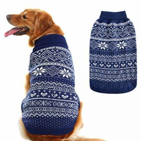 Топъл пуловер за кучета