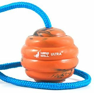 Nero Ball Ultra TM - Топка за обучение на кучета на въже - Игра за упражнения и награди за кучета