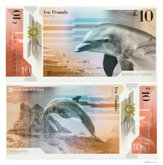 Снимка на банкнота с делфини