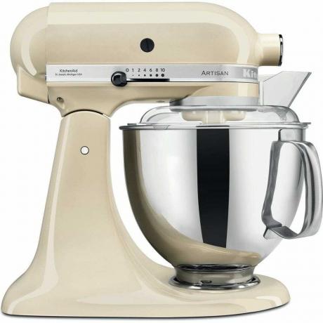 Стоящ миксер KitchenAid, бадемов крем