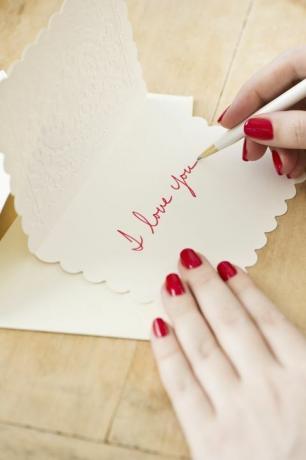 как да напиша любовно писмо
