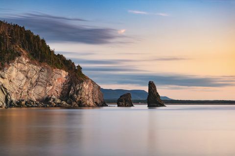 скално образувание океански морски пейзаж