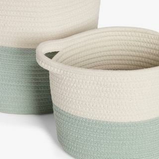 Кошници за съхранение с памучно въже John Lewis & Partners, комплект от 2 бр