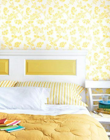 жълто и бяло легло
