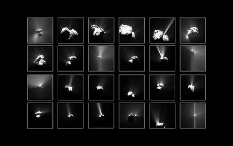 Космически кораб Rosetta Comet 67P / Чурюмов-Герасименко (67P / C-G) снимка