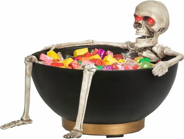 Купа за бонбони със скелет 