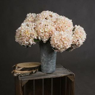 Есенно бяло цвете от хортензия (комплект от 3)